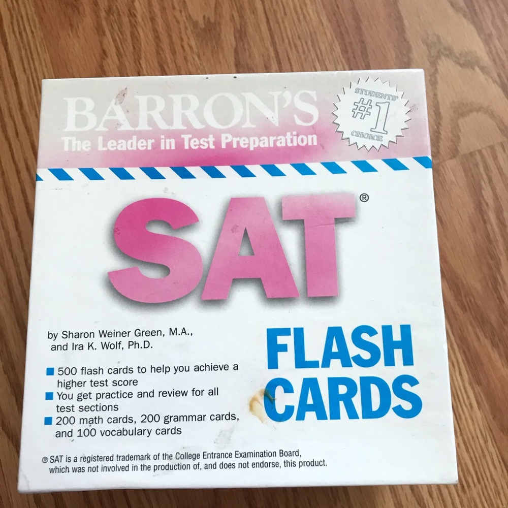 SAT flashcards
